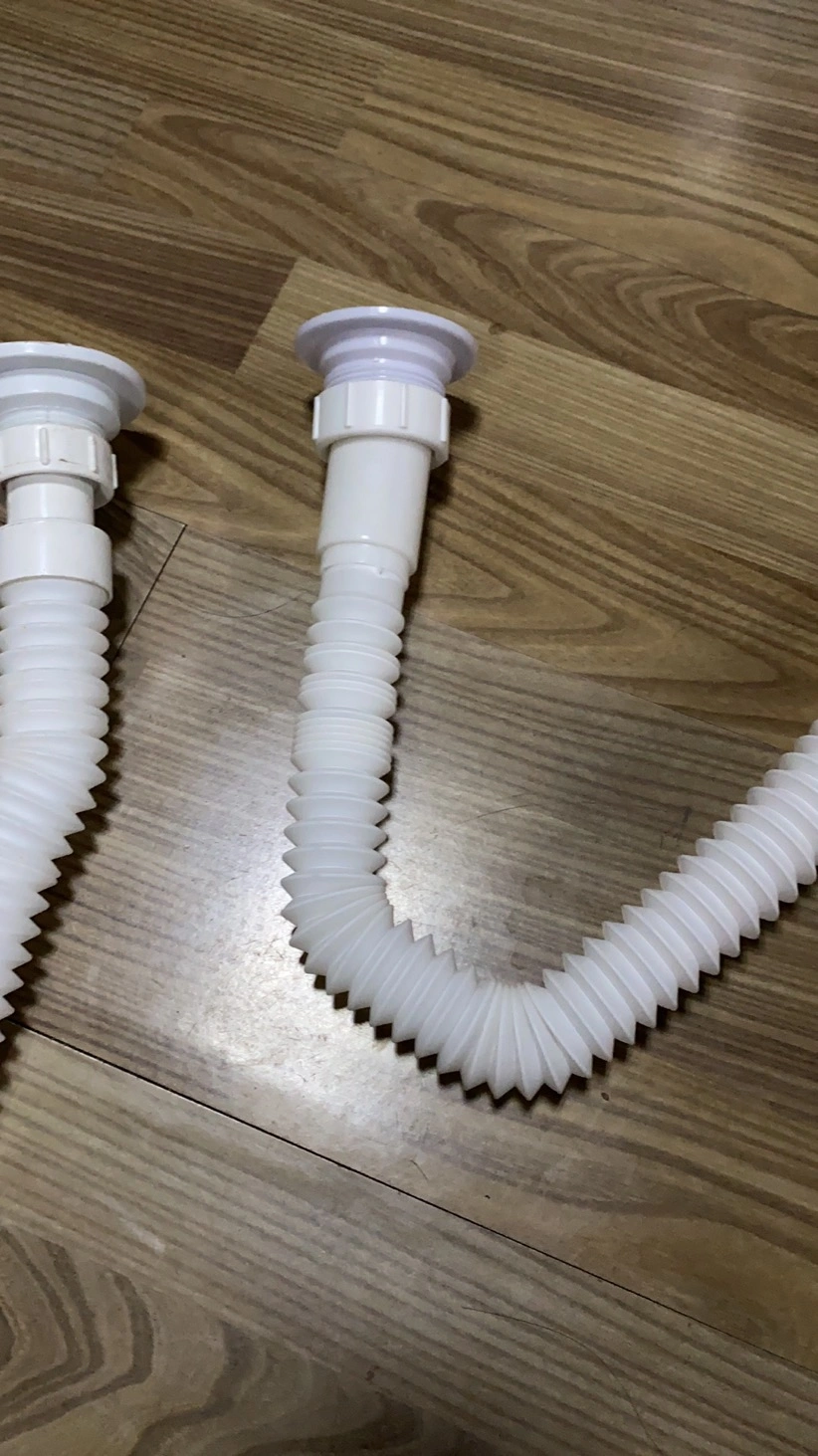 Plastic Waste Hose, Plastic Waste Pipe 1-1/4", 1-1/2" for Sink and Basin Waste