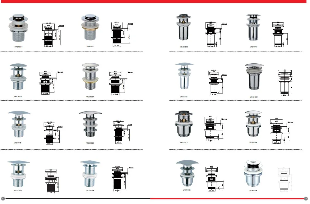 Bathroom Replacement Pugs Pop up Basin Plug (ALPJ0034)